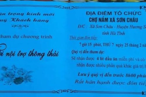 Sau vụ du lịch 0 đồng, phát hiện thêm chiêu lừa đảo mới ở Hà Tĩnh