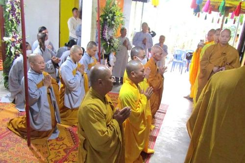 Khánh Hòa: Lễ nhập kim quan Hòa thượng Thích Tịnh Hậu, trụ trì chùa Kim Ấn