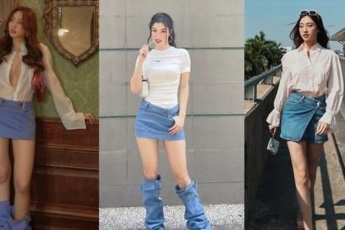 Lương Thùy Linh, Thùy Tiên và Phương Nhi 'đại chiến chân dài' với váy siêu ngắn