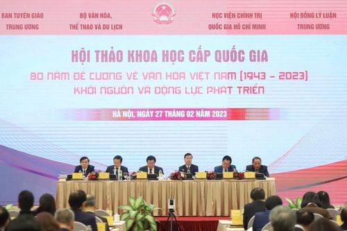 Khơi dậy khát vọng cống hiến, tạo động lực chấn hưng văn hóa