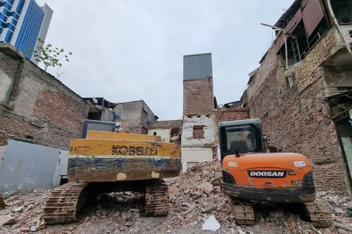 Hà Nội: Cận cảnh phố Chùa Bộc giải phóng mặt bằng