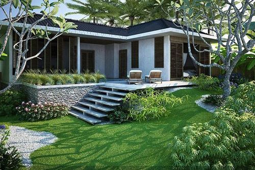 Mẫu nhà vườn đẹp để tận hưởng cuộc sống trong lành, gần gũi thiên nhiên