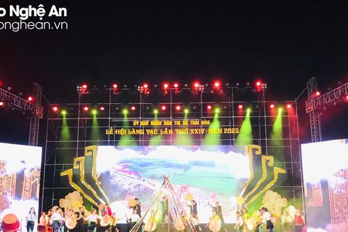 Thị xã Thái Hòa tổ chức khai hội Làng Vạc lần thứ XXIV năm 2023