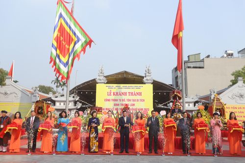 Khánh thành tu bổ di tích đình Trường Lâm