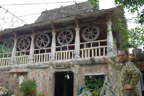 Ngôi nhà như trong truyện cổ tích của 'dị nhân' xứ Thanh