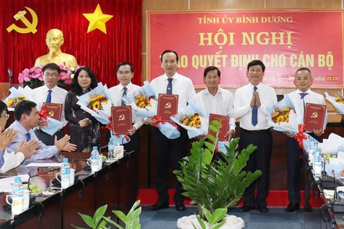 Bình Dương bổ nhiệm lãnh đạo chủ chốt các sở, ngành
