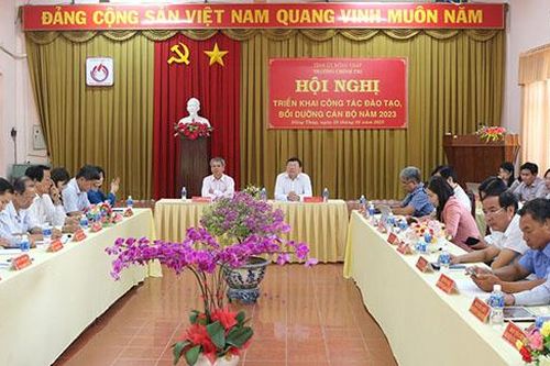 Trường Chính trị tỉnh triển khai công tác đào tạo, bồi dưỡng cán bộ năm 2023