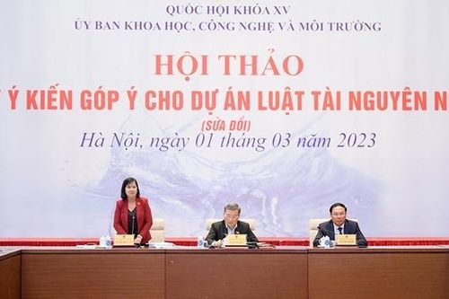 Ủy ban Khoa học, Công nghệ và Môi trường lấy ý kiến về dự án Luật Tài nguyên nước (sửa đổi)