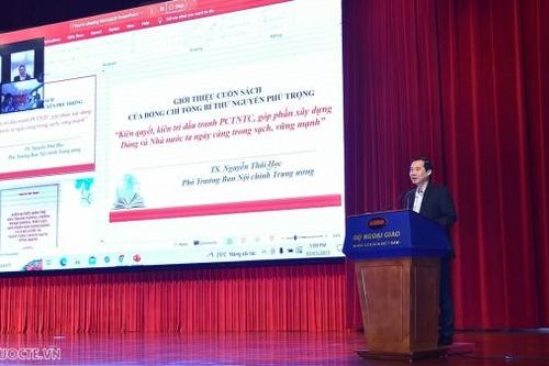Bộ Ngoại giao quán triệt nội dung cuốn sách của Tổng Bí thư về phòng, chống tham nhũng, tiêu cực