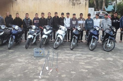 Ngăn chặn kịp thời nhóm thanh, thiếu niên mang hung khí đi giải quyết mâu thuẫn