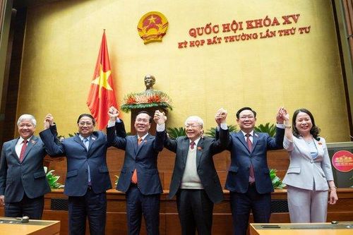 Kỳ họp bất thường lần thứ 4, Quốc hội khóa XV đã kiện toàn nhân sự Chủ tịch nước