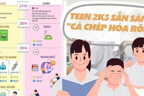 Thi tốt nghiệp THPT sớm hơn năm trước, teen 2K5 đã sẵn sàng 'cá chép hóa rồng'