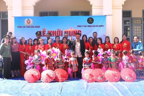 Công an Đắk Nông khởi công Dự án nâng cấp điểm trường Mầm non ở địa bàn vùng sâu, vùng xa
