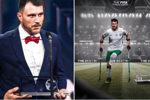 Chủ nhân Giải thưởng Puskas: Nghị lực và đôi nạng chinh phục thế giới