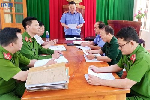 VKSND huyện Đắk Glong kiểm sát công tác thi hành án hình sự tại các xã