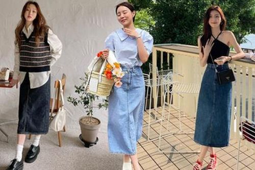 8 cách phối chân váy denim dành cho nàng 30+