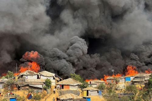 Cháy lớn ở Bangladesh, hàng nghìn người tị nạn Rohingya vô gia cư một lần nữa
