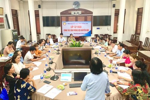 Đồng Nai: Tập huấn công tác văn phòng hội khuyến học