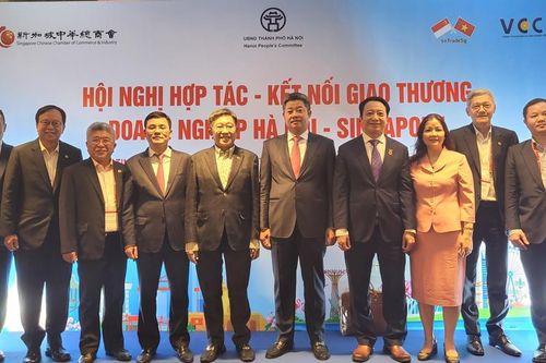 Hà Nội: Tạo điều kiện thuận lợi cho doanh nghiệp Singapore mở rộng đầu tư