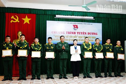 Sơn La tuyên dương 'Gương mặt trẻ tiêu biểu' Bộ đội Biên phòng