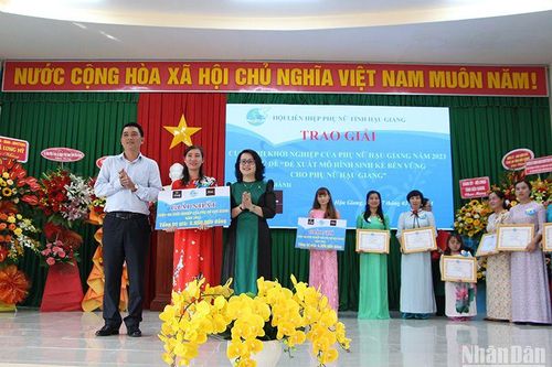 Giải pháp hỗ trợ giúp phụ nữ Hậu Giang khởi nghiệp