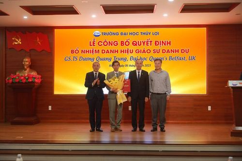 Trường đại học bổ nhiệm chức danh giáo sư danh dự cho Giáo sư top 500 thế giới