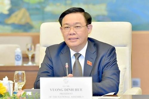 Chủ tịch Quốc hội Vương Đình Huệ tiếp Liên đoàn các tổ chức kinh tế Nhật Bản