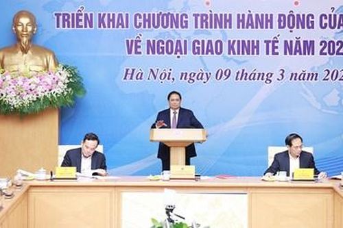 Thủ tướng Phạm Minh Chính chủ trì hội nghị triển khai công tác ngoại giao kinh tế