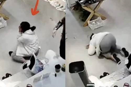 Bố mẹ không cho mua giày, cô gái 28 tuổi gào khóc ở cửa hàng