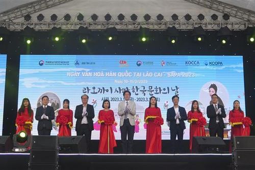 Khai mạc Ngày hội văn hóa Hàn Quốc tại Lào Cai-Sa Pa 2023