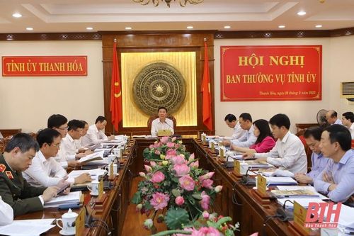 Ban Thường vụ Tỉnh ủy cho ý kiến vào nhiệm vụ lập điều chỉnh Quy hoạch tổng thể bảo tồn, phát huy di tích Thành Nhà Hồ