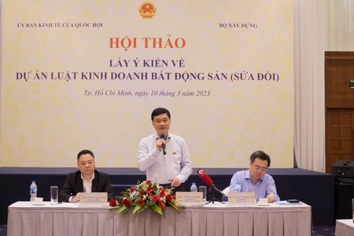Hội thảo lấy ý kiến về dự án Luật Kinh doanh bất động sản (sửa đổi)