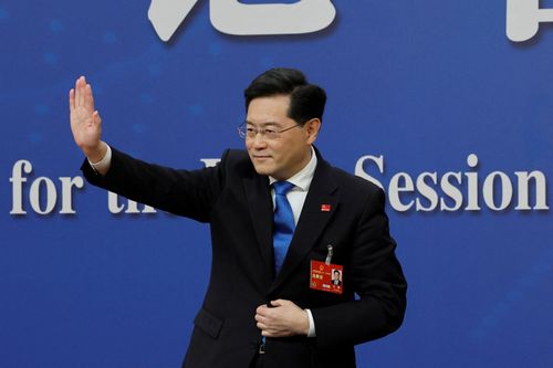 Bộ trưởng Bùi Thanh Sơn gửi điện mừng tới Ủy viên quốc vụ Tần Cương