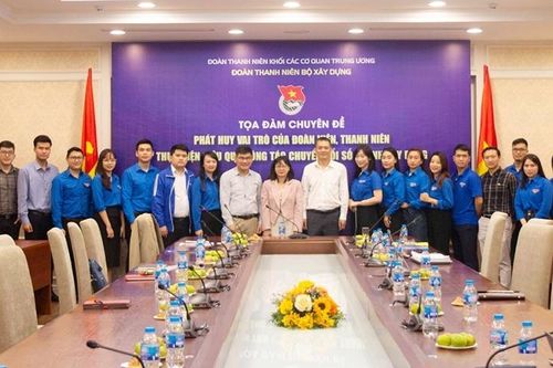 Phát huy vai trò của đoàn viên, thanh niên thực hiện hiệu quả công tác chuyển đổi số ngành Xây dựng