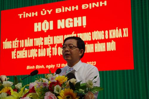 Bình Định tổng kết 10 năm thực hiện chiến lược bảo vệ Tổ quốc trong tình hình mới