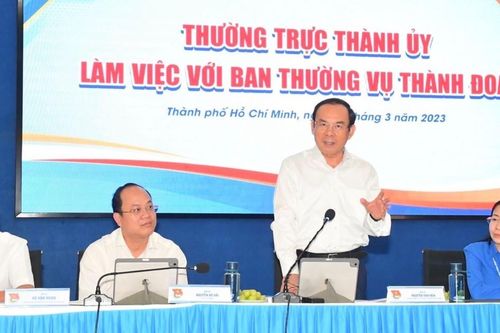 Bí thư Thành ủy TPHCM Nguyễn Văn Nên lắng nghe nguyện vọng, hiến kế của thanh niên thành phố