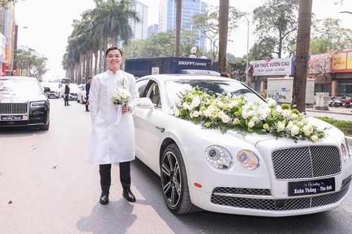 Dàn Rolls-Royce cùng loạt 'xế khủng' hơn 160 tỷ đi hỏi vợ ở Hà Nội