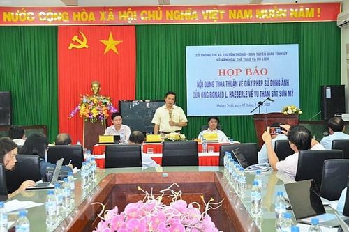 Quảng Ngãi: Thỏa thuận bản quyền những bức ảnh về vụ thảm sát Sơn Mỹ