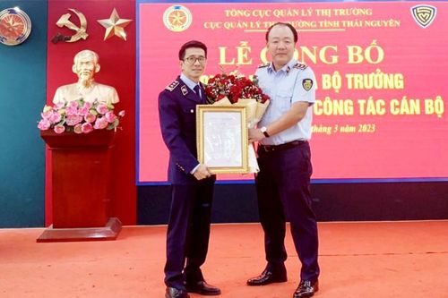 Bổ nhiệm ông Tạ Đình Dũng giữ chức vụ Cục trưởng Cục Quản lý thị trường tỉnh Thái Nguyên