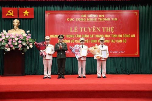 Bộ Công an thành lập Trung tâm Giám sát mạng máy tính