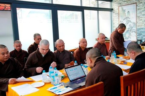 TP.HCM: Thường trực Ban Trị sự GHPGVN H.Bình Chánh họp, triển khai công tác Phật sự