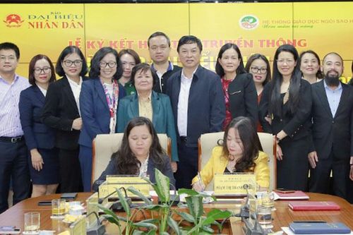 Báo Đại biểu Nhân dân và Hệ thống Giáo dục Ngôi sao Hà Nội hợp tác truyền thông