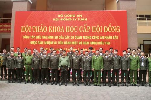 Nghiên cứu, tổng kết về công tác điều tra hình sự của các cơ quan trong CAND