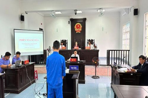 VKSND quận Liên Chiểu tổ chức phiên tòa rút kinh nghiệm kết hợp số hóa hồ sơ