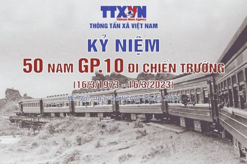 TTXVN kỷ niệm 50 năm GP10 đi chiến trường (16/3/1973 - 16/3/2023)