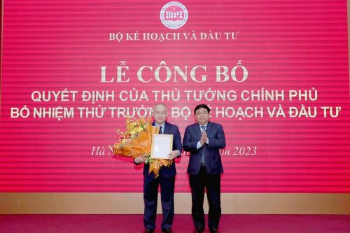 Bộ Kế hoạch và Đầu tư có thêm một Thứ trưởng