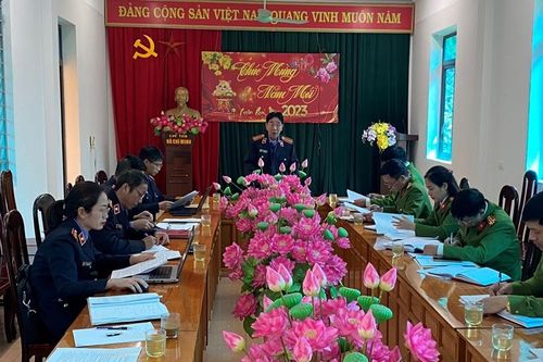VKSND tỉnh Lai Châu trực tiếp kiểm sát tại Trại tạm giam Công an tỉnh