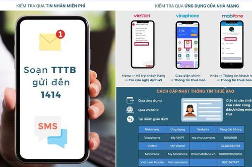 Hướng dẫn cách kiểm tra thông tin thuê bao di động