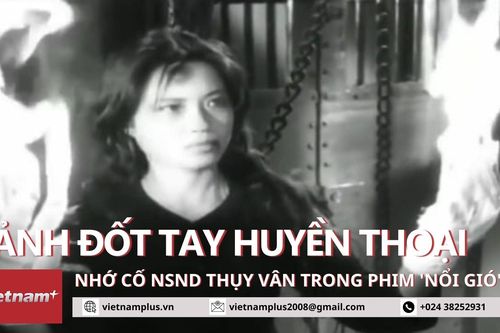 Nhớ NSND Thụy Vân, xem lại cảnh đốt tay huyền thoại trong 'Nổi gió'