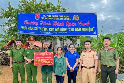 Nghệ An: Đoàn thanh niên Công an Quỳ Hợp với mô hình '24h trải nghiệm'